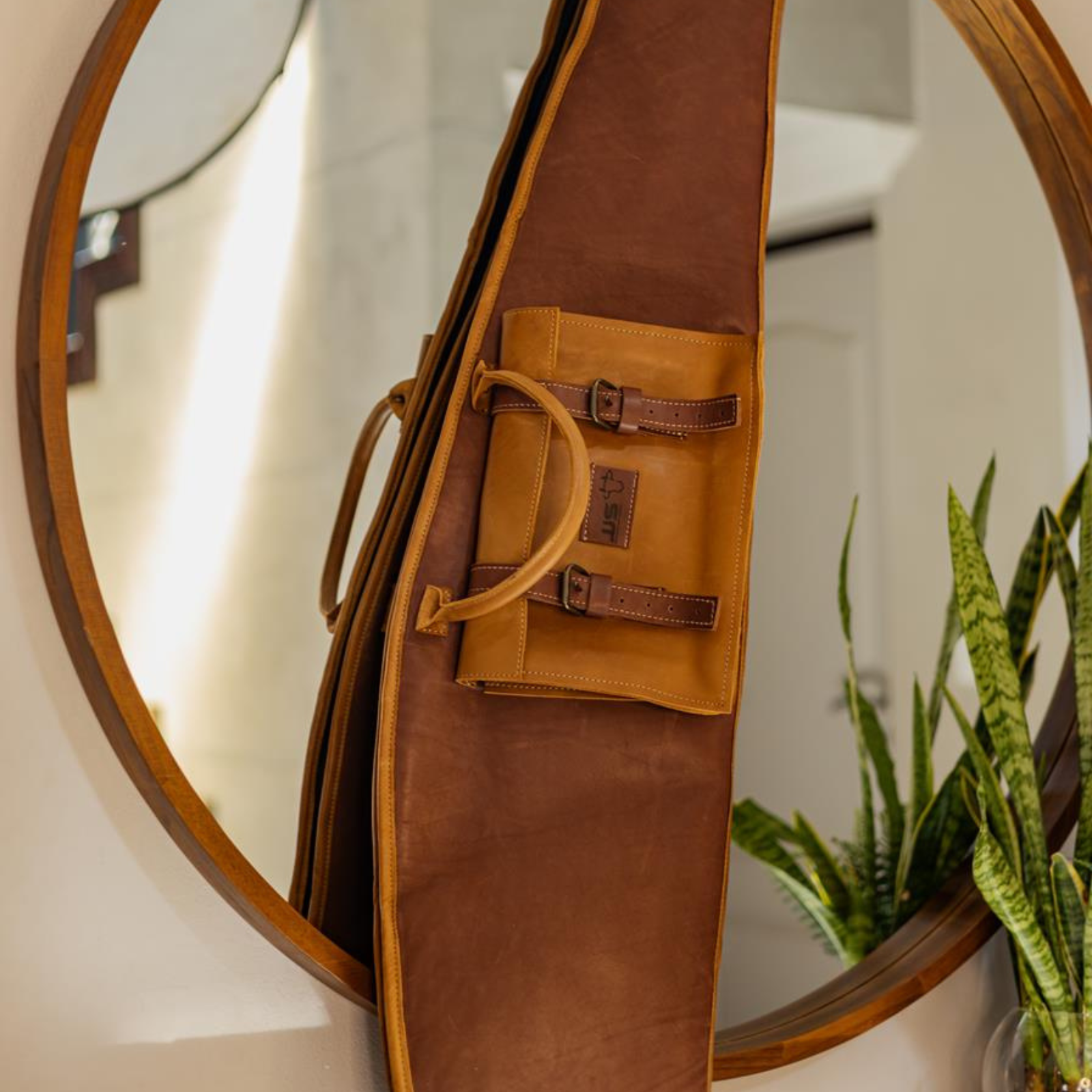 Rifle Leather Bag