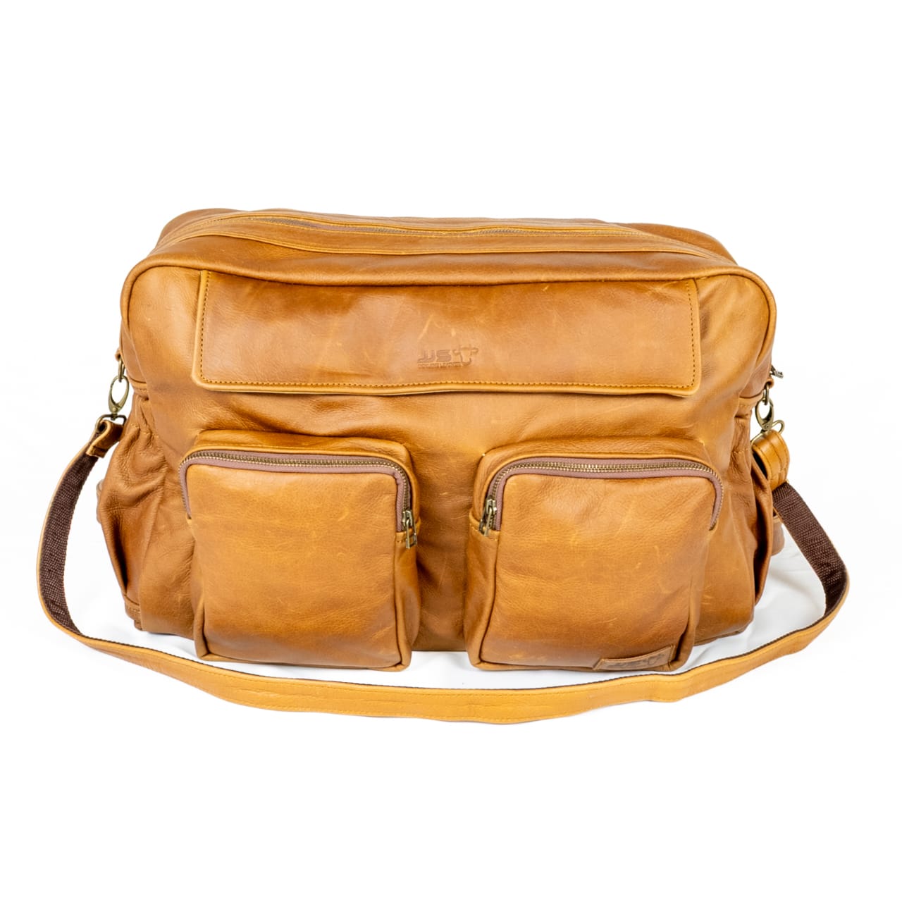 XL Leather Nappy Bag