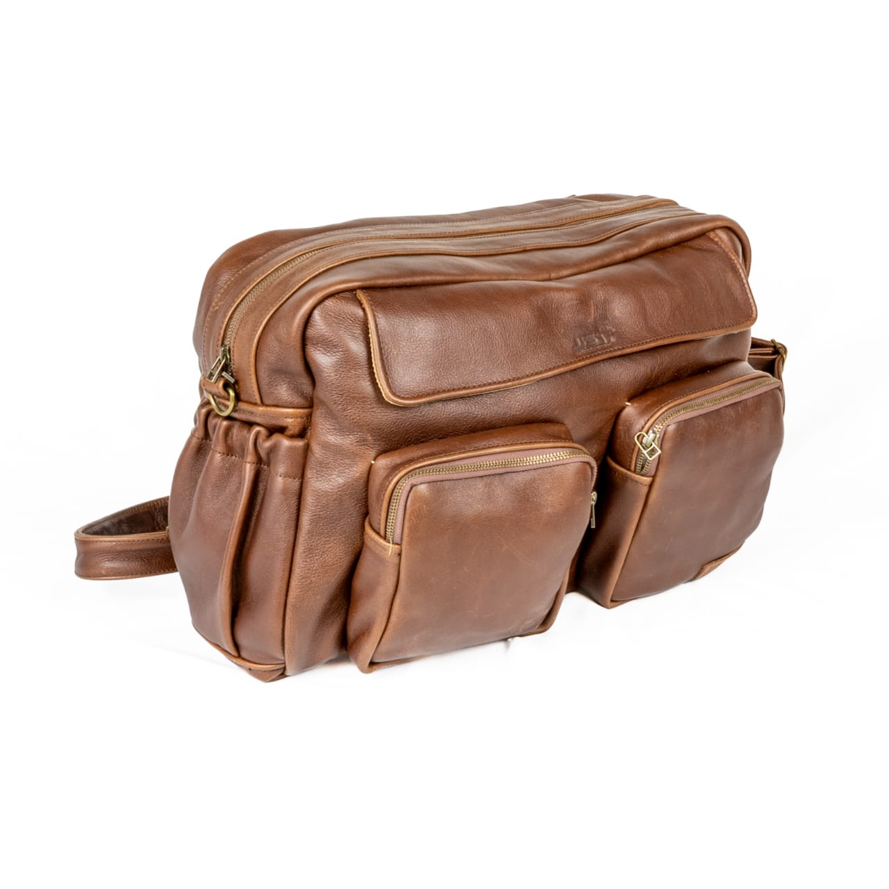 XL Leather Nappy Bag